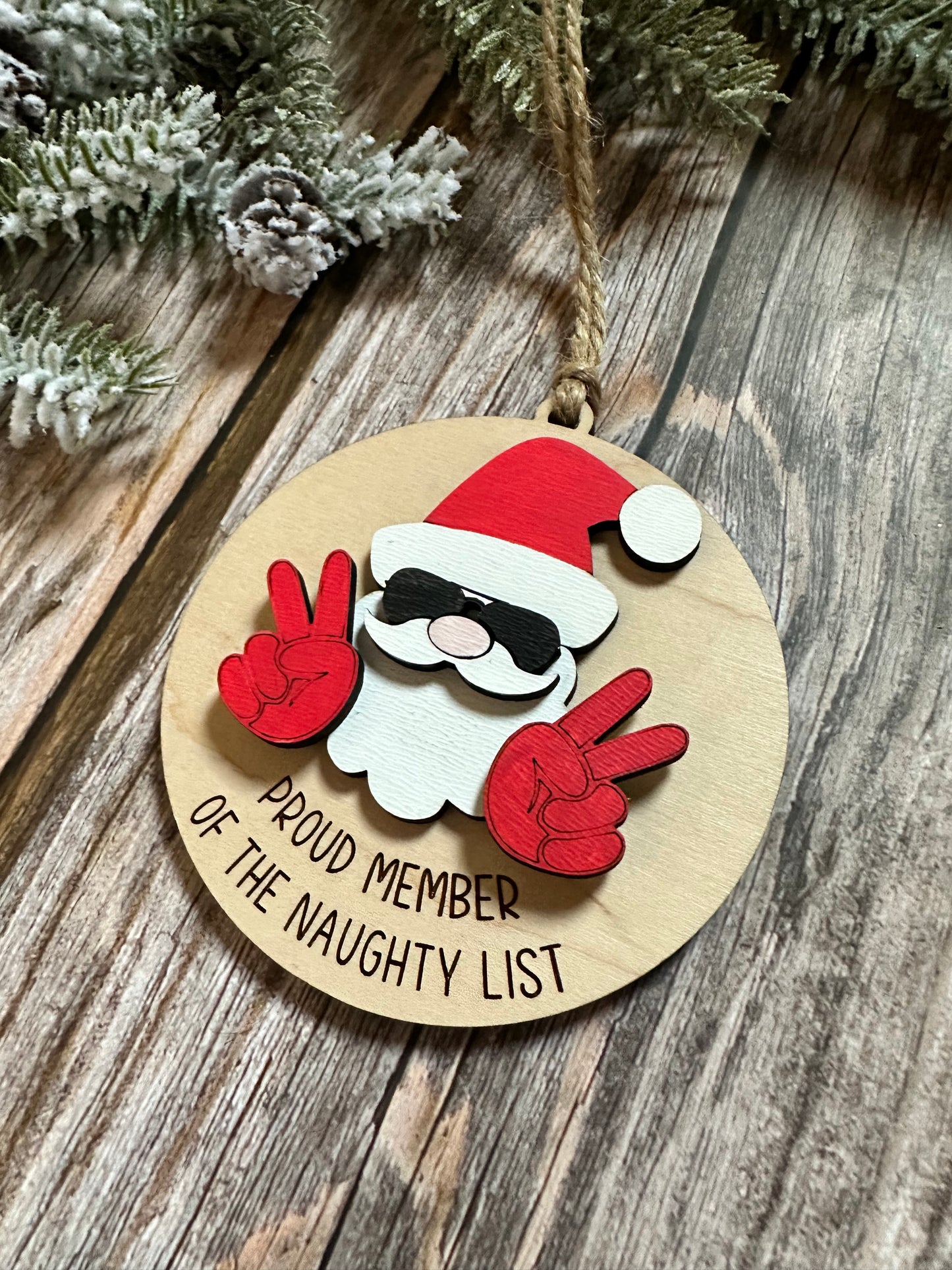 Proud Member of the Naughty List Ornament