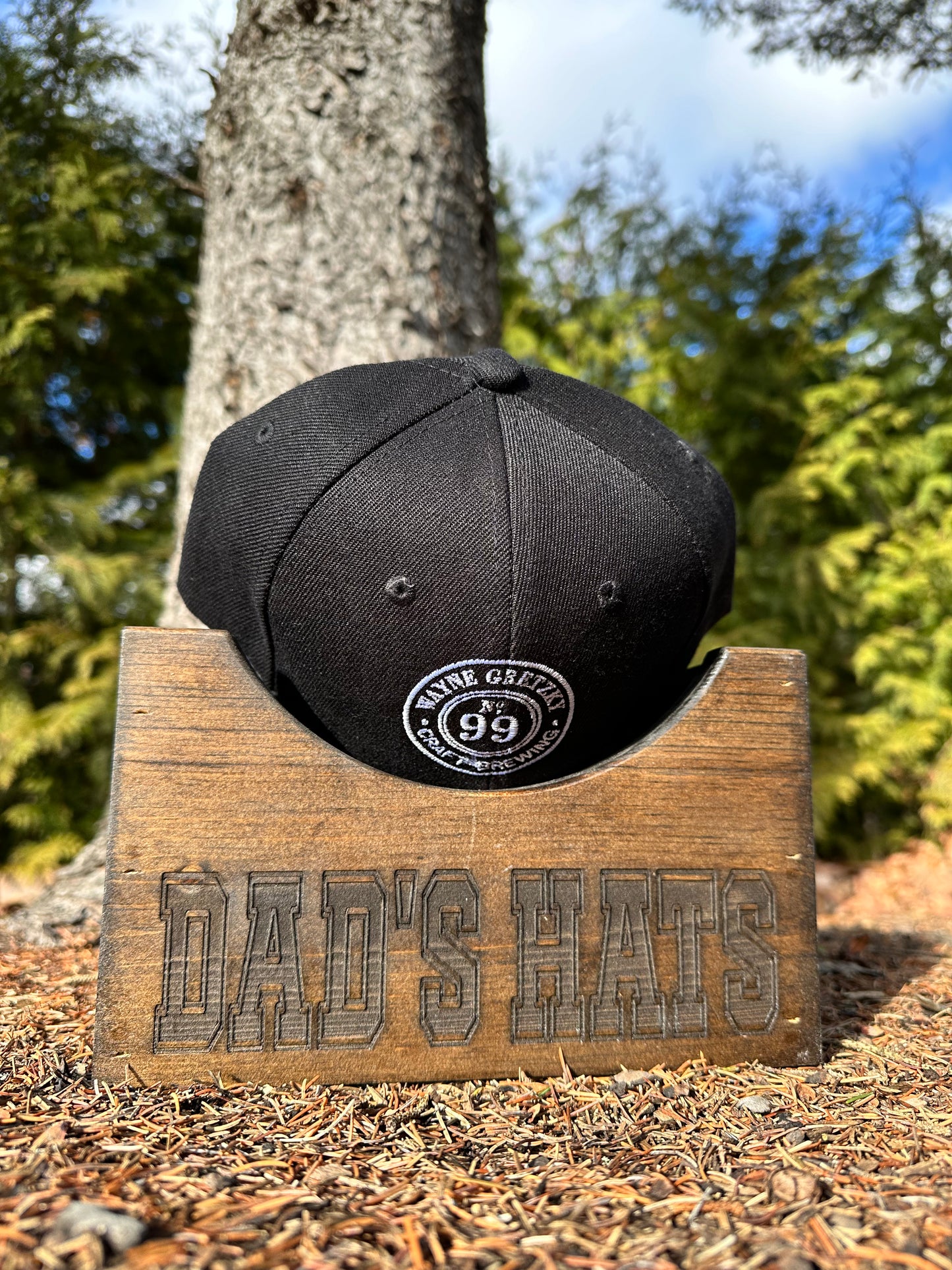 Wooden Hat Box