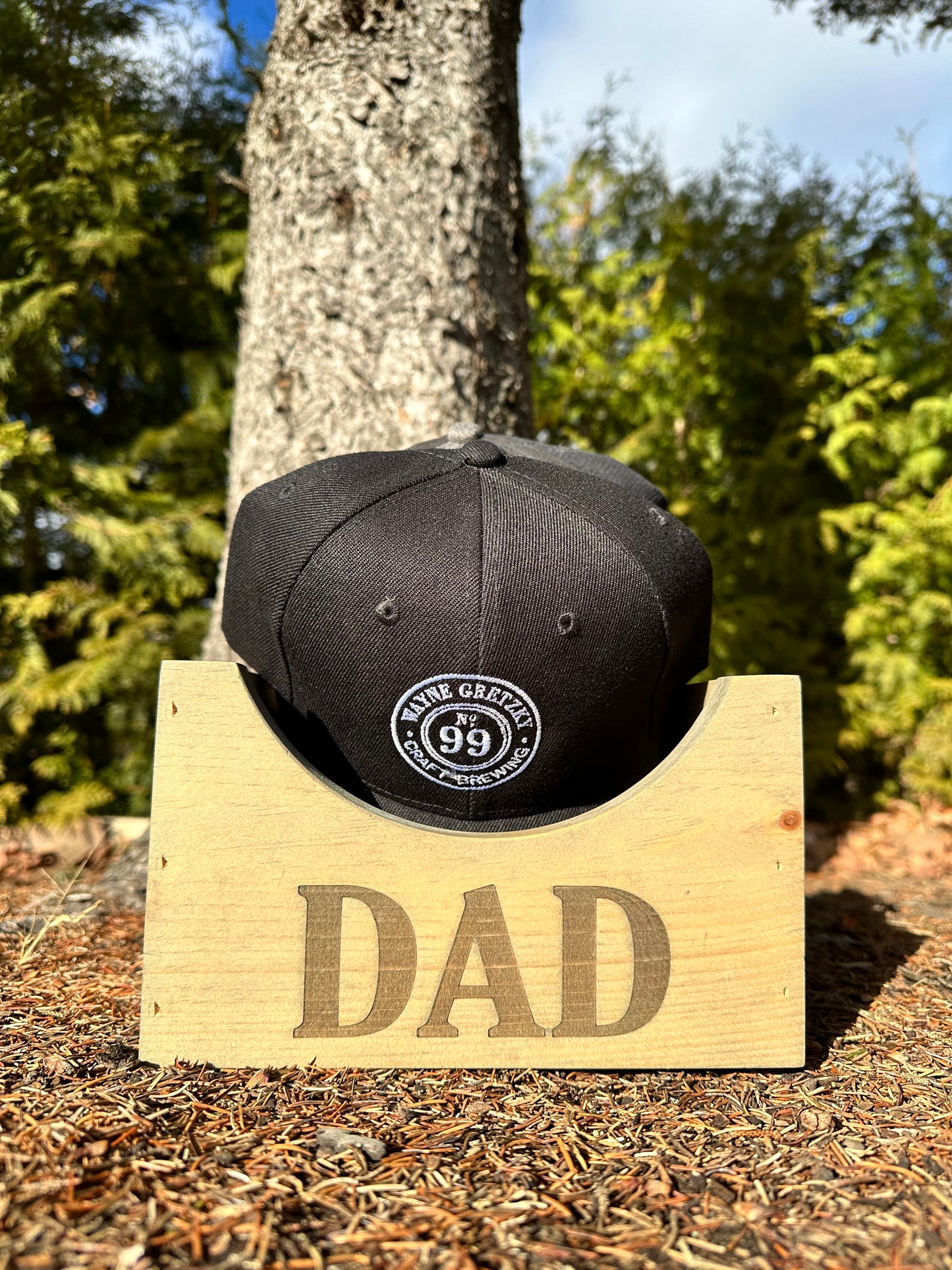 Wooden Hat Box