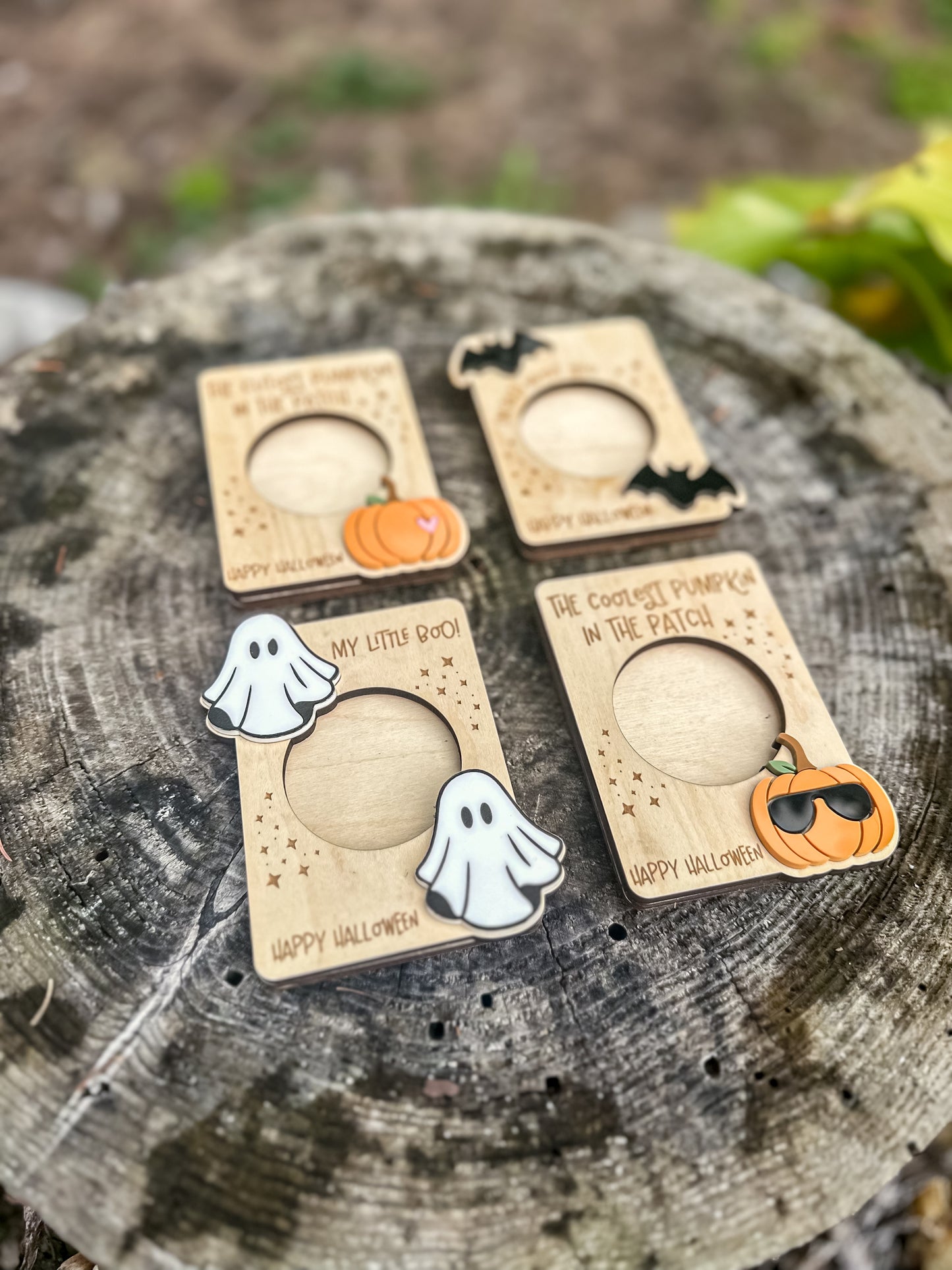 Halloween Photo Fridge Magnets
