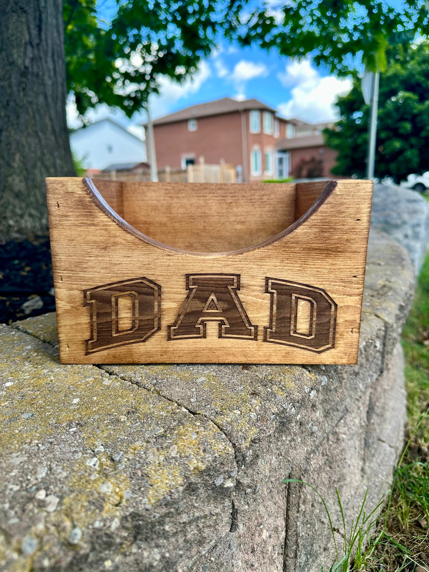 Wooden Hat Box