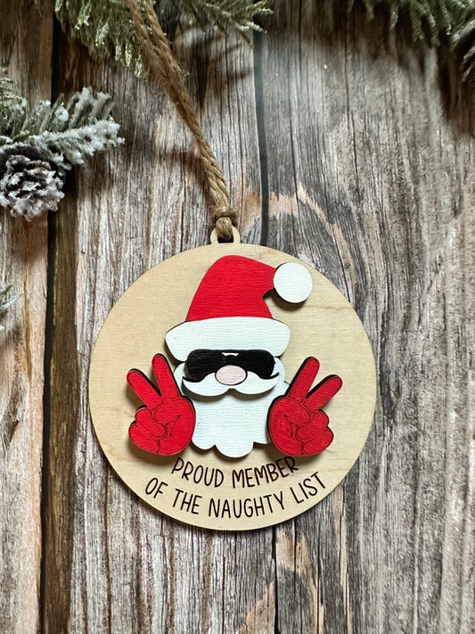 Proud Member of the Naughty List Ornament
