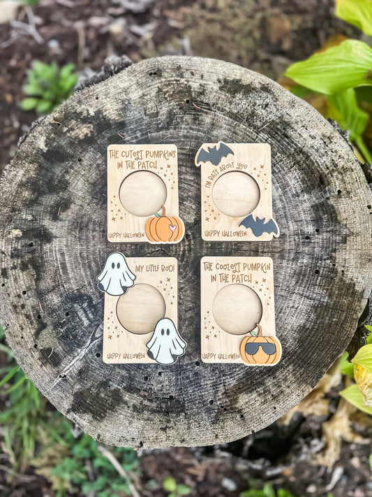 Halloween Photo Fridge Magnets