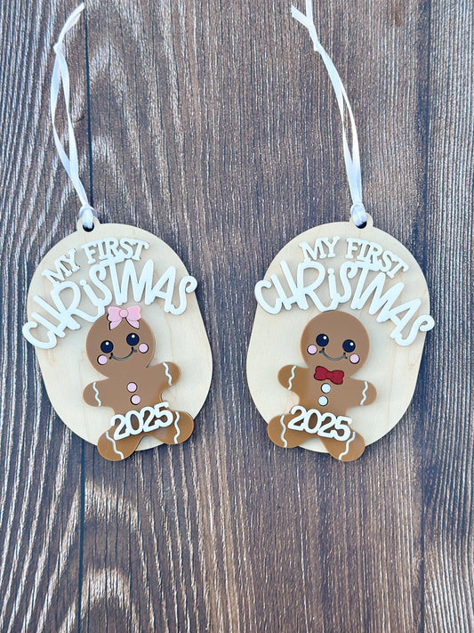 First Christmas Gingerbread Ornament