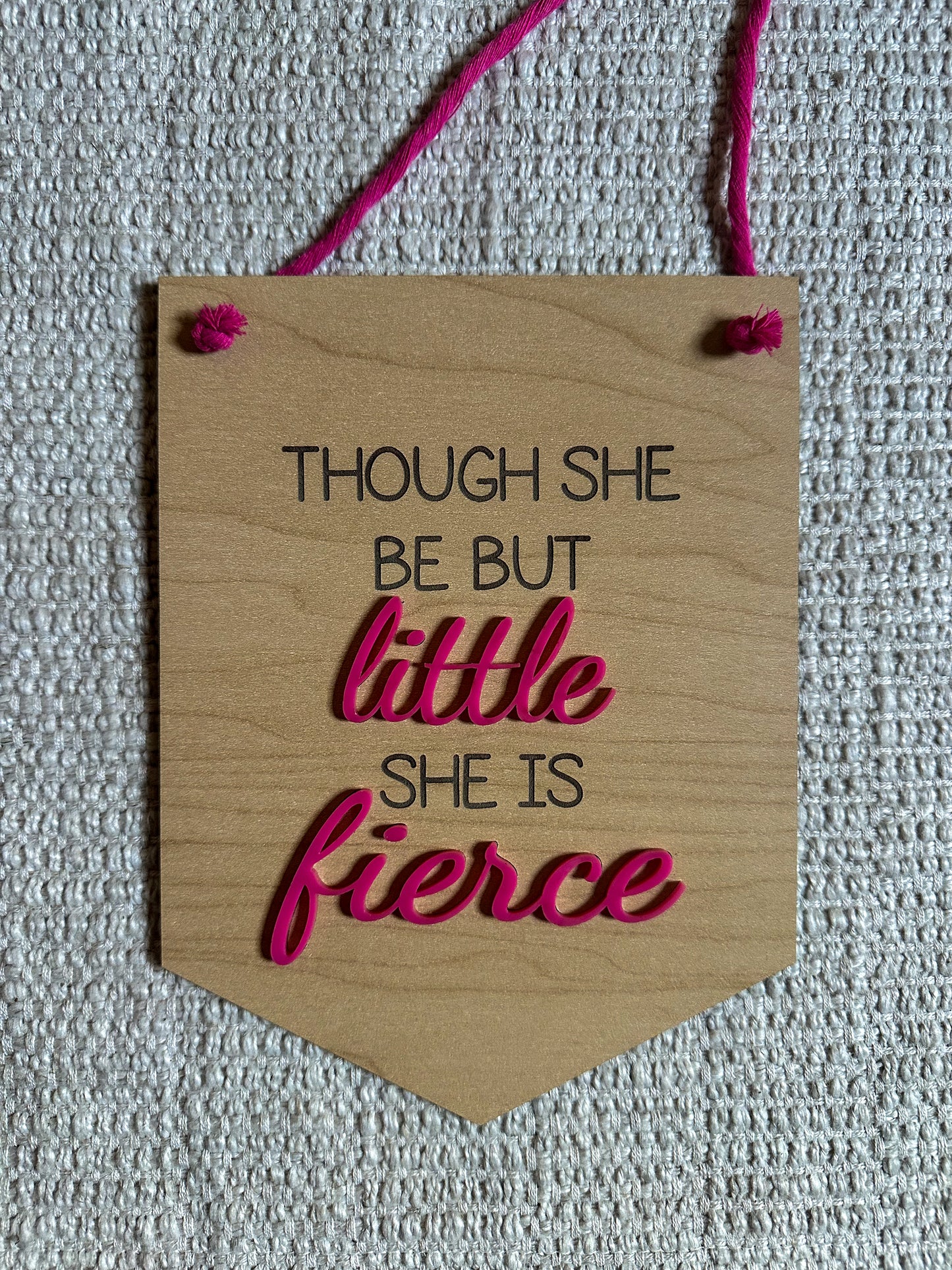 Wooden Pennant Flag Wall Decor - Nursery Decor - Kids Room Decor