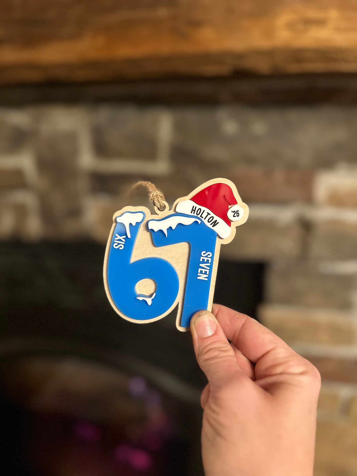 “Six Seven” Meme Ornament